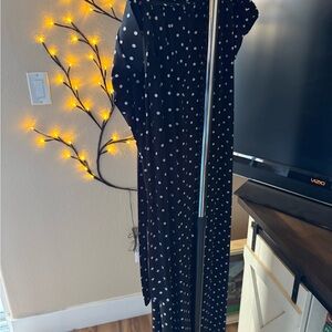 Torrid Black and White Polka Dot Dress